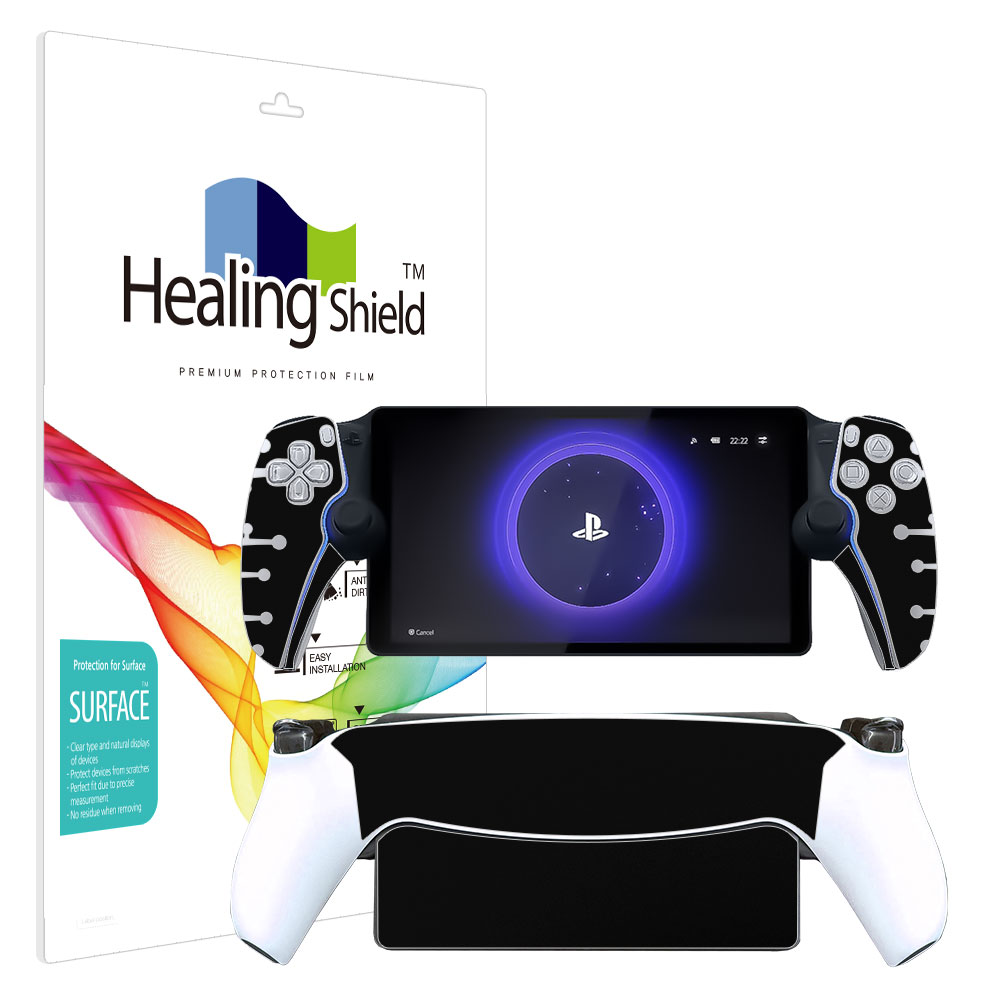 소니 플레이스테이션 포탈 블랙 외부보호필름 세트