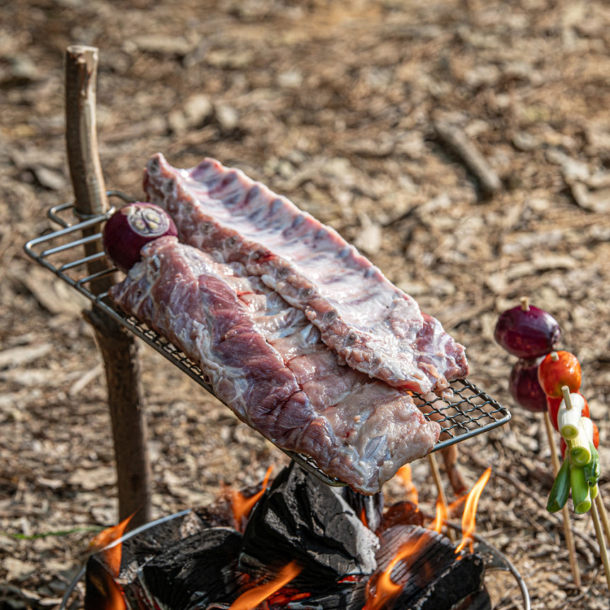 부시랩 부시 그릴 캠핑 스테인리스 바베큐 화로 석쇠 망 숯 불판