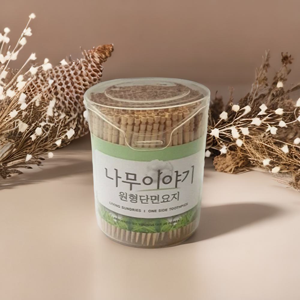 나무이야기 이쑤시개 단면 요지 나무 꼬치 꼬지 (500개입 5세트) : 도매리더