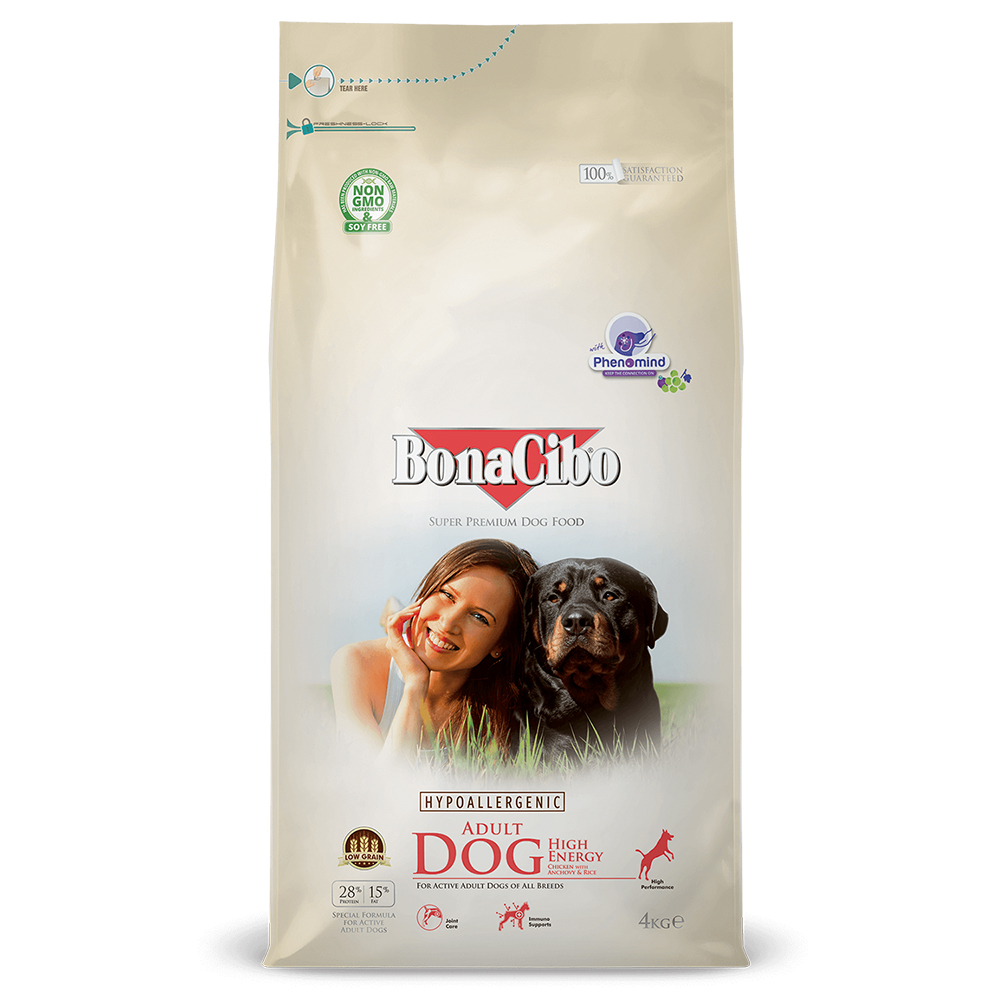 보나시보 어덜트 독 4kg 강아지사료+샘플사료 100g - 상세 이미지 4