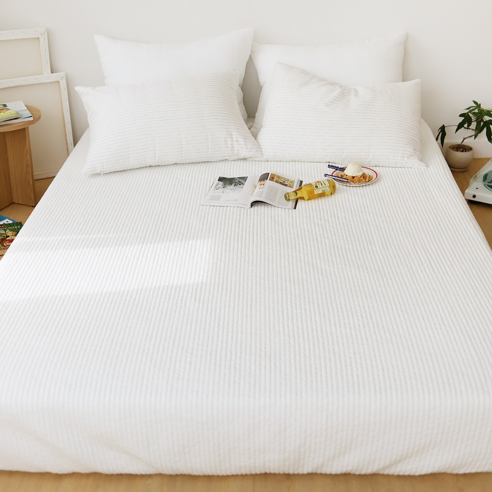 코지 모달 누빔 올인원 매트리스 커버 일체형 침대 시트 슈퍼싱글