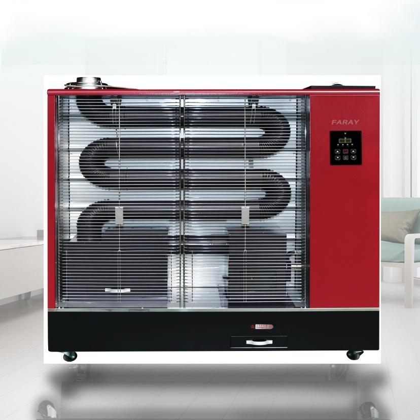 펠릿형 대형곱창난로 공사 건설현장난로 60평 돈풍기