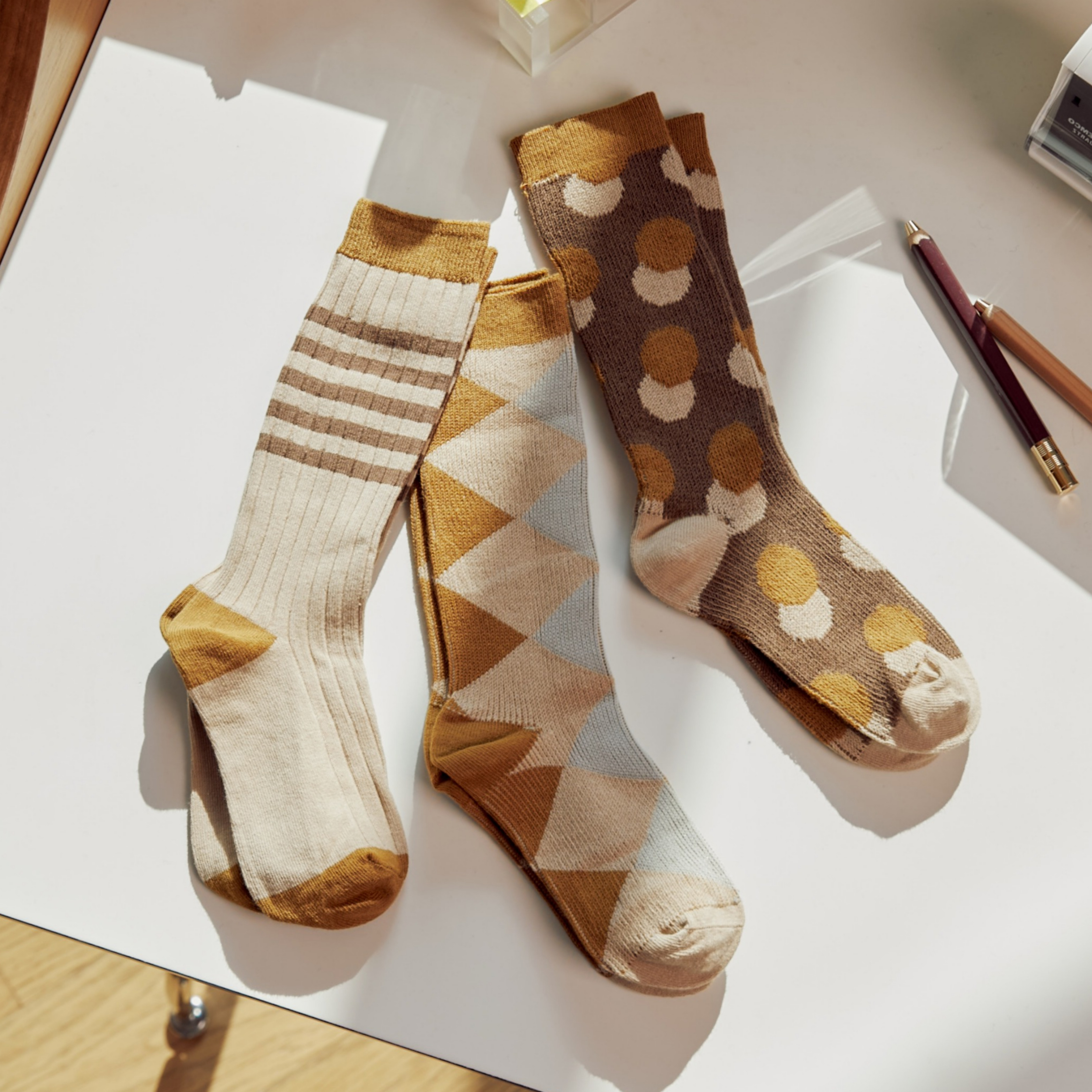 유아 양말 세트 아기 니삭스 여아 어린이 아동 생일 선물 미끄럼방지 가을 겨울