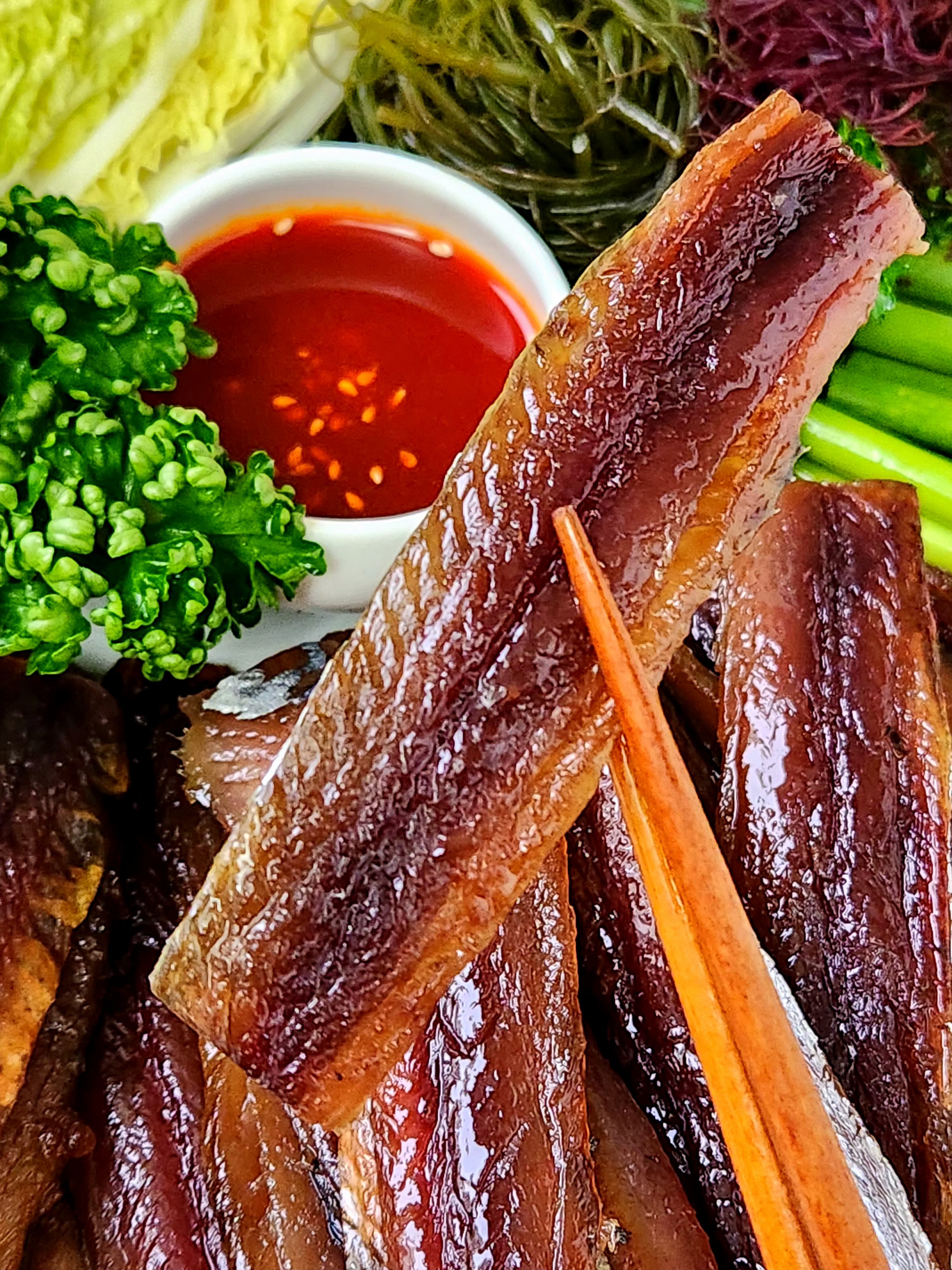 포항 구룡포 꽁치 청어 과메기  해초 야채세트