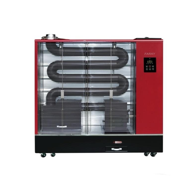 펠릿형 대형곱창난로 공사 건설현장난로 60평 돈풍기