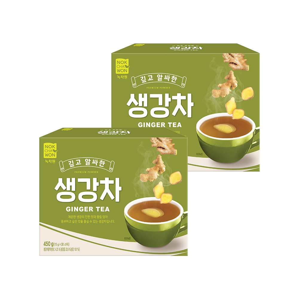 [녹차원] 1+1 깊고 진한 생강차 30스틱 분말차 전통차