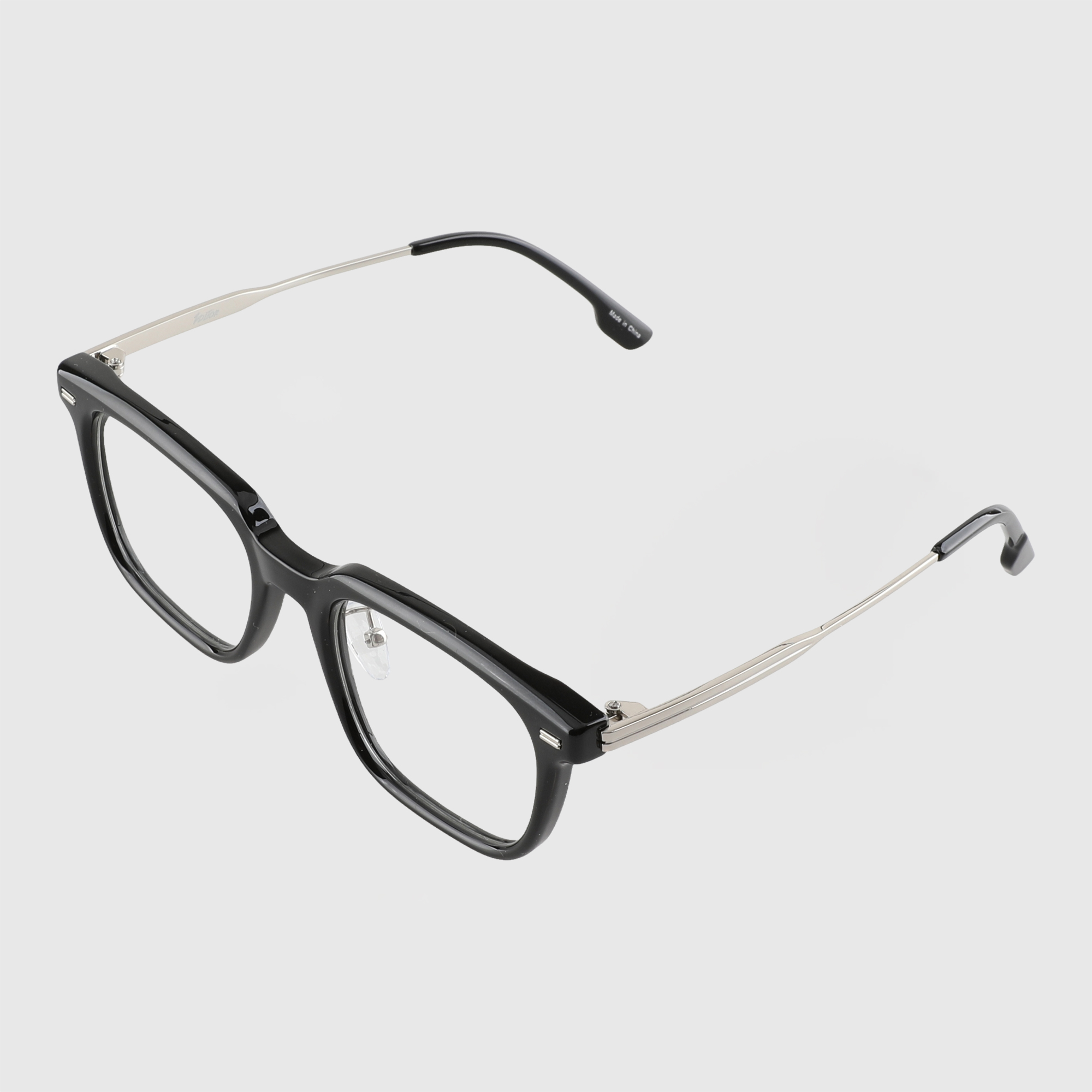 오버사이즈 스퀘어 뿔테안경 블루스크린차단 리유저블백 선물 박스 패키지