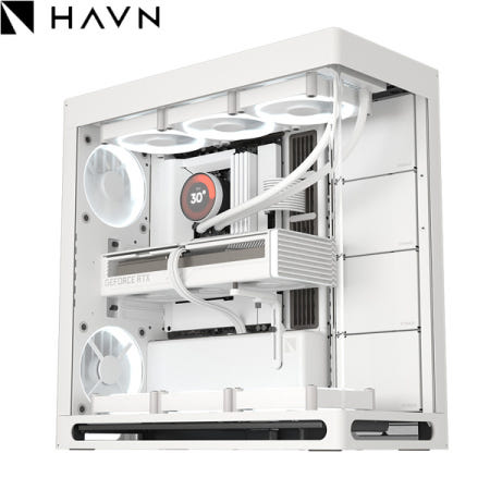 HAVN HS 420 미들타워 케이스 (화이트)