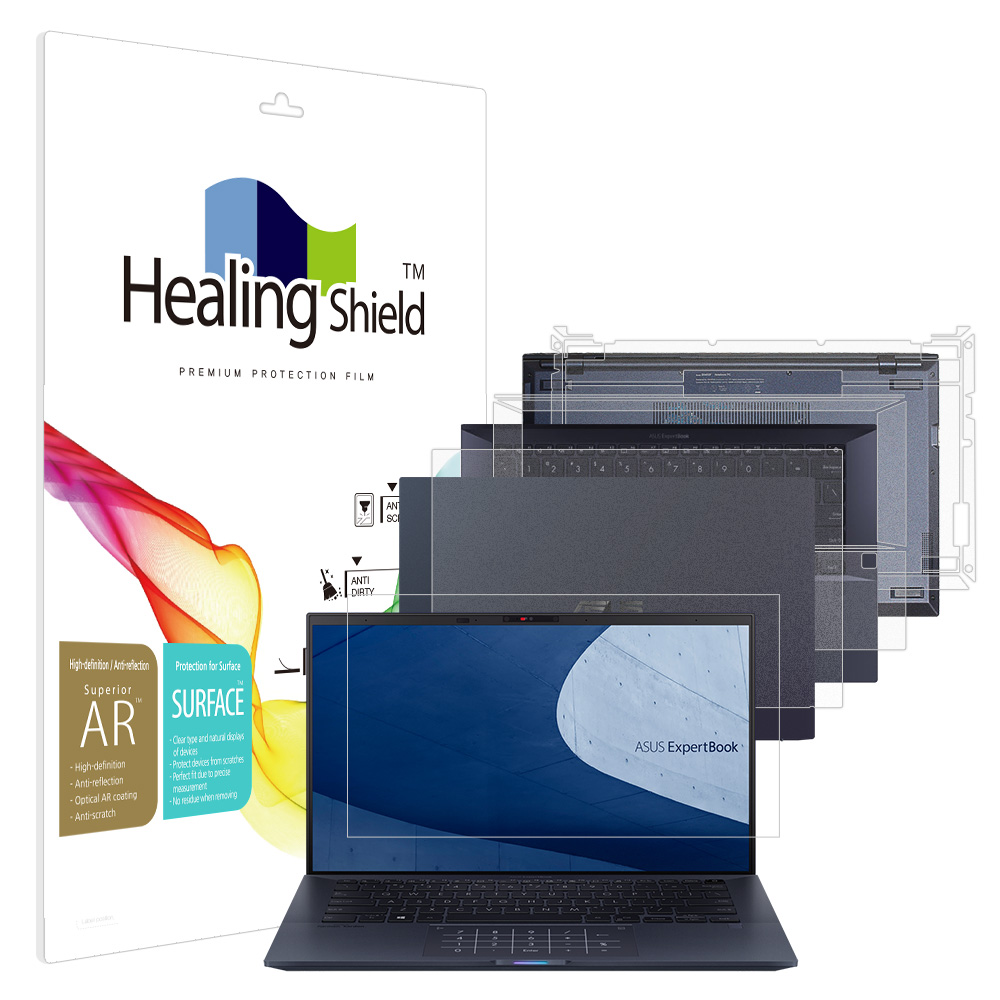 에이수스 ExpertBook B9 B9400CEA AR 고화질 액정보호필름1매 외부3종 - 메인 이미지