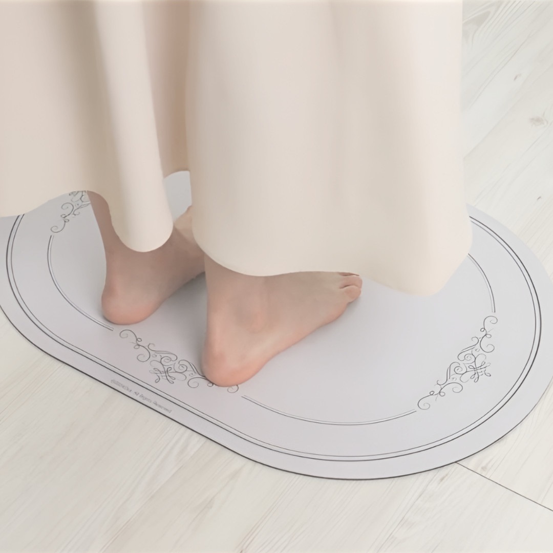 디아르 빨아쓰는 소프트 욕실 화장실 주방 미끄럼방지 규조토 발매트 그라치오소 40x60