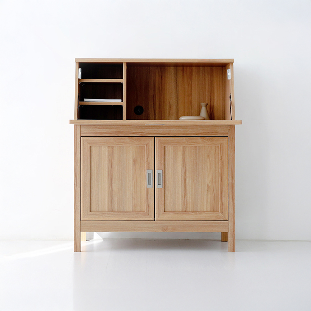 숄리드 콘솔수납장 CHM10789F 890x360x1070mm, 2단, 캄포어베니어 9826.0288 - 상세 이미지 3