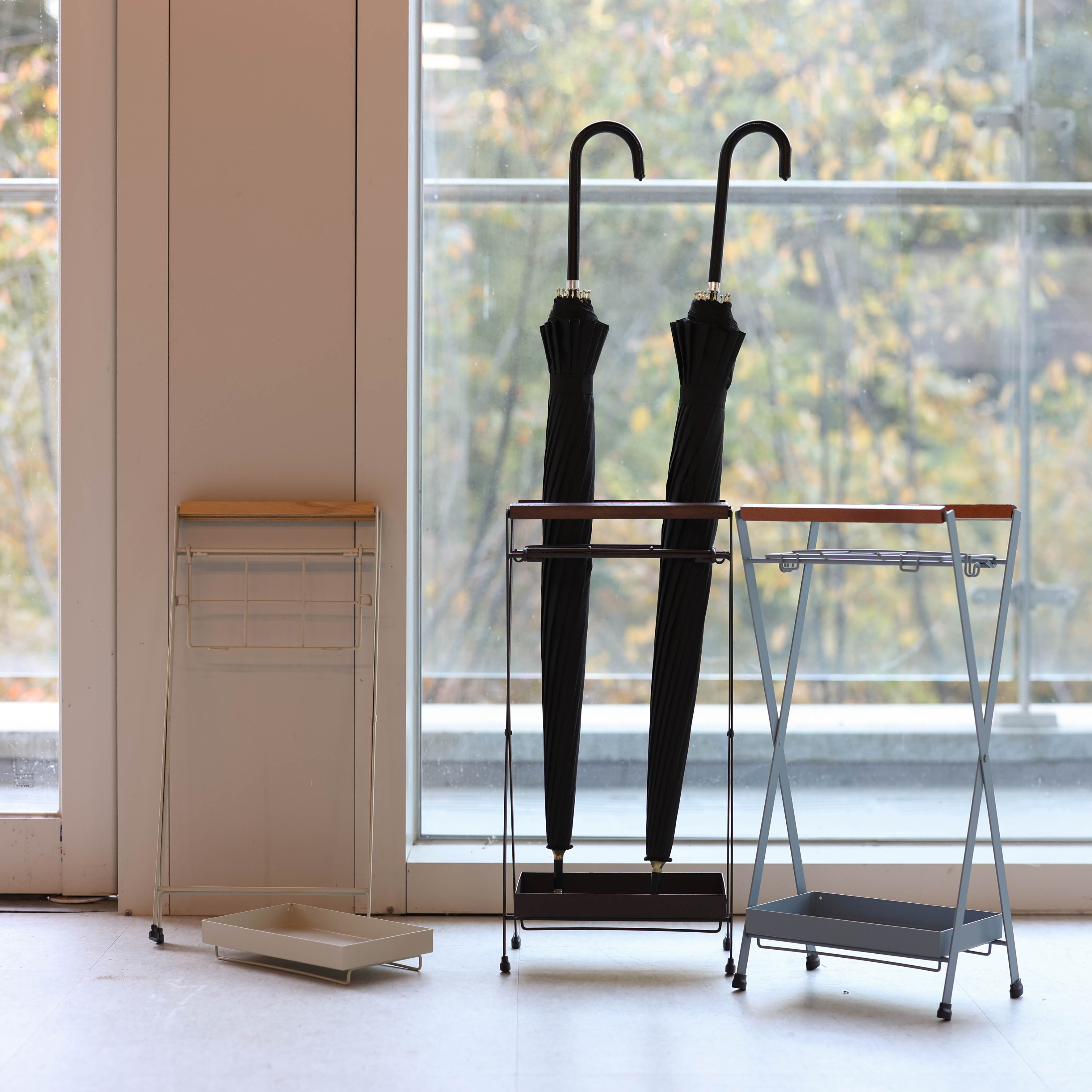 라고 모던 빈티지 철제 접이식 인테리어 카페 우산꽂이