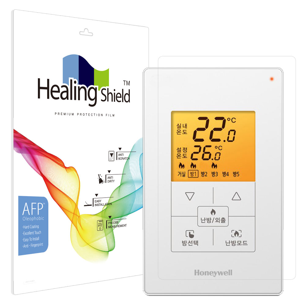 하니웰 DT300-M 온도조절기 올레포빅 액정보호필름 2매