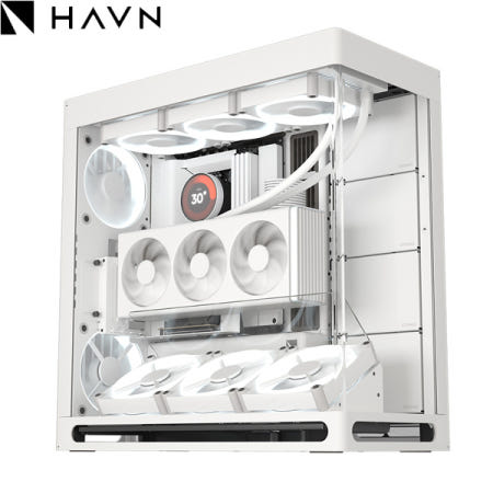 HAVN HS 420 VGPU 미들타워 케이스 (화이트)