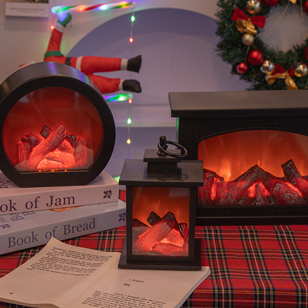 LED 불멍 불타는 벽난로 무드등 조명 특이한 모닥불 서클