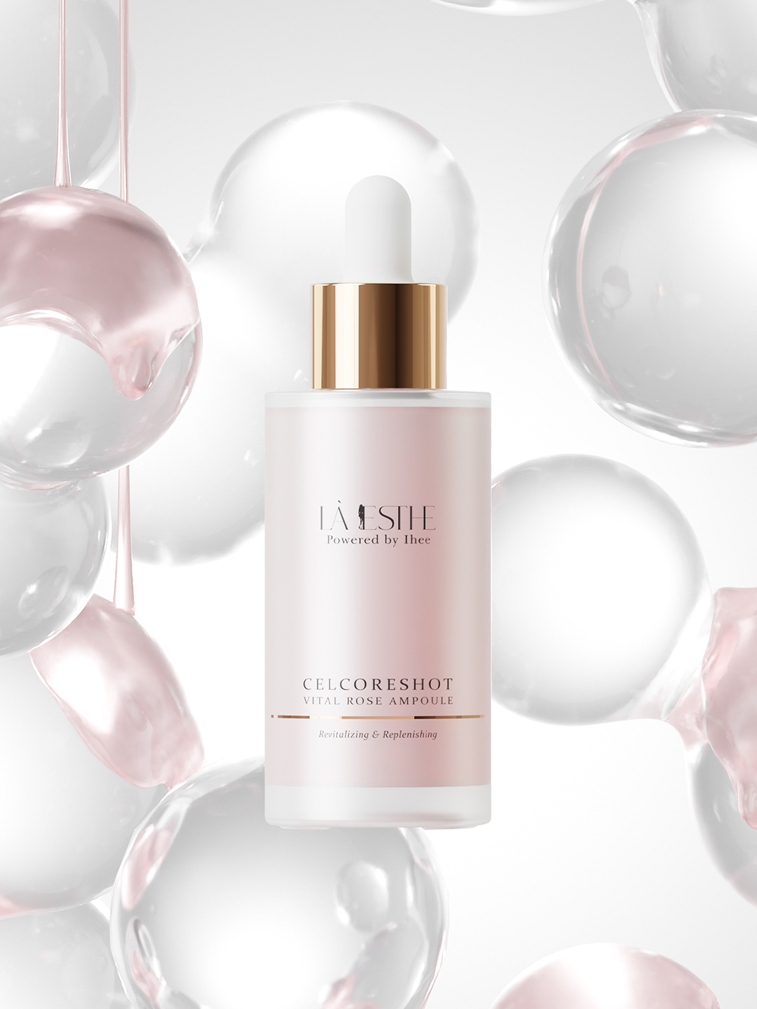 라에스테 셀코어샷 바이탈 로즈 앰플 50ml 모공 여드름 속건조 히알루론산 세럼 에센스 - 상세 이미지 3