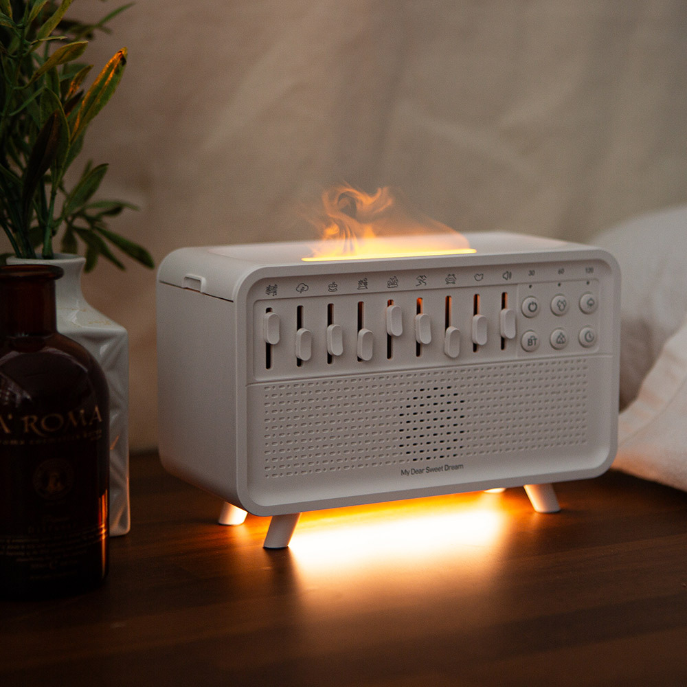 무드등 꿀잠 DIY 블루투스 스피커 믹싱 감성 백색소음 불멍가습기 SWsleep - 상세 이미지 4