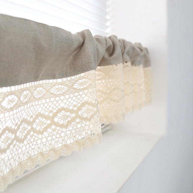 미니 뜨개 작은창문 커텐 주방 바란스 커튼