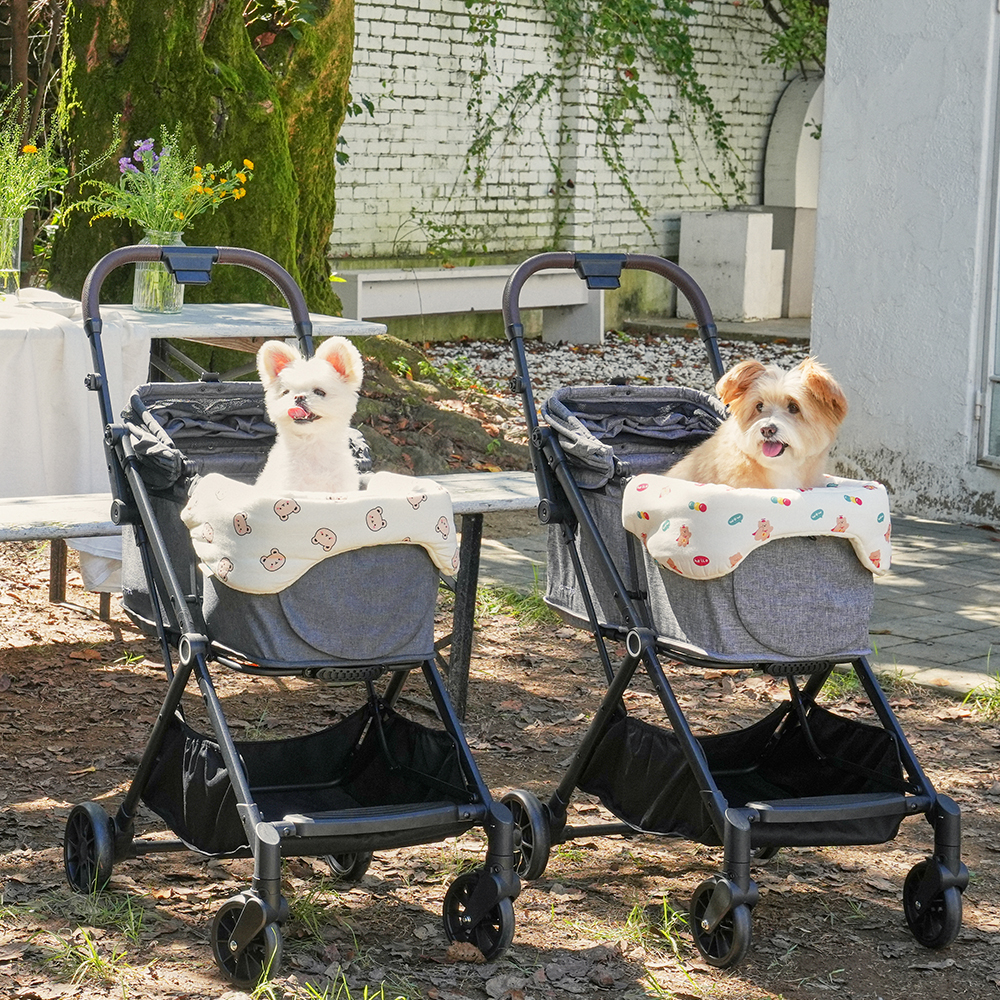 듀크 강아지유모차 일체형 개모차 오토폴딩