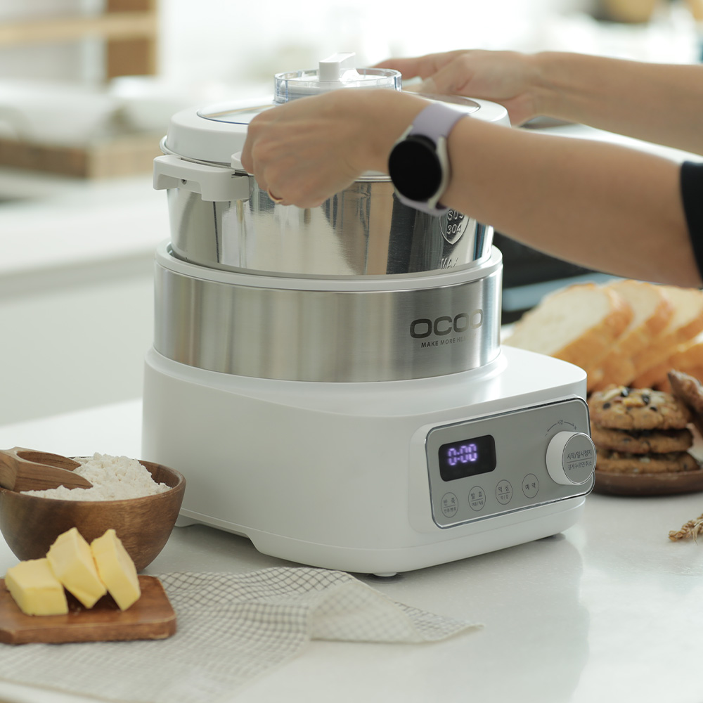 [반죽이 힘들어] 오쿠 발효 반죽 마스터 5L 가정용 밀가루 수제비 반죽기 DM5000