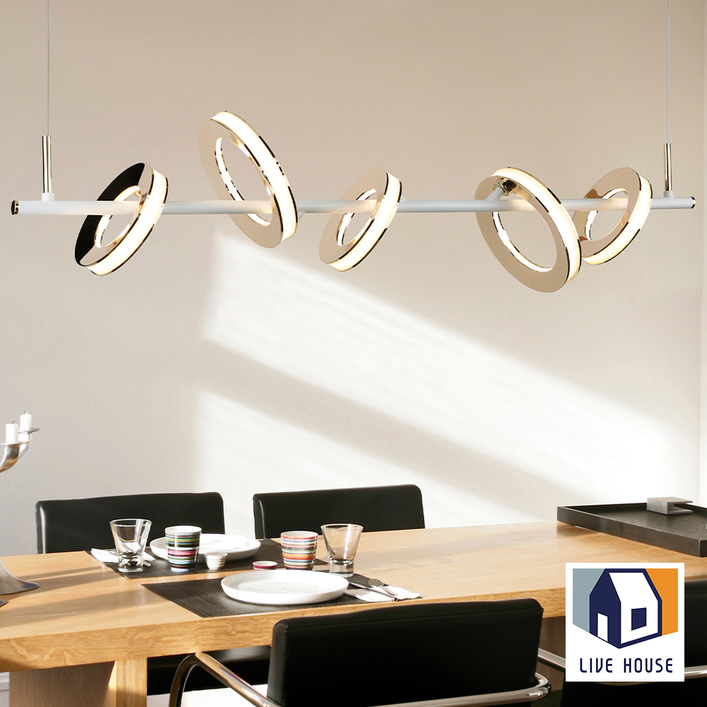 크리피스 LED 일자 펜던트 독특한 인테리어 링조명 - 상세 이미지 3