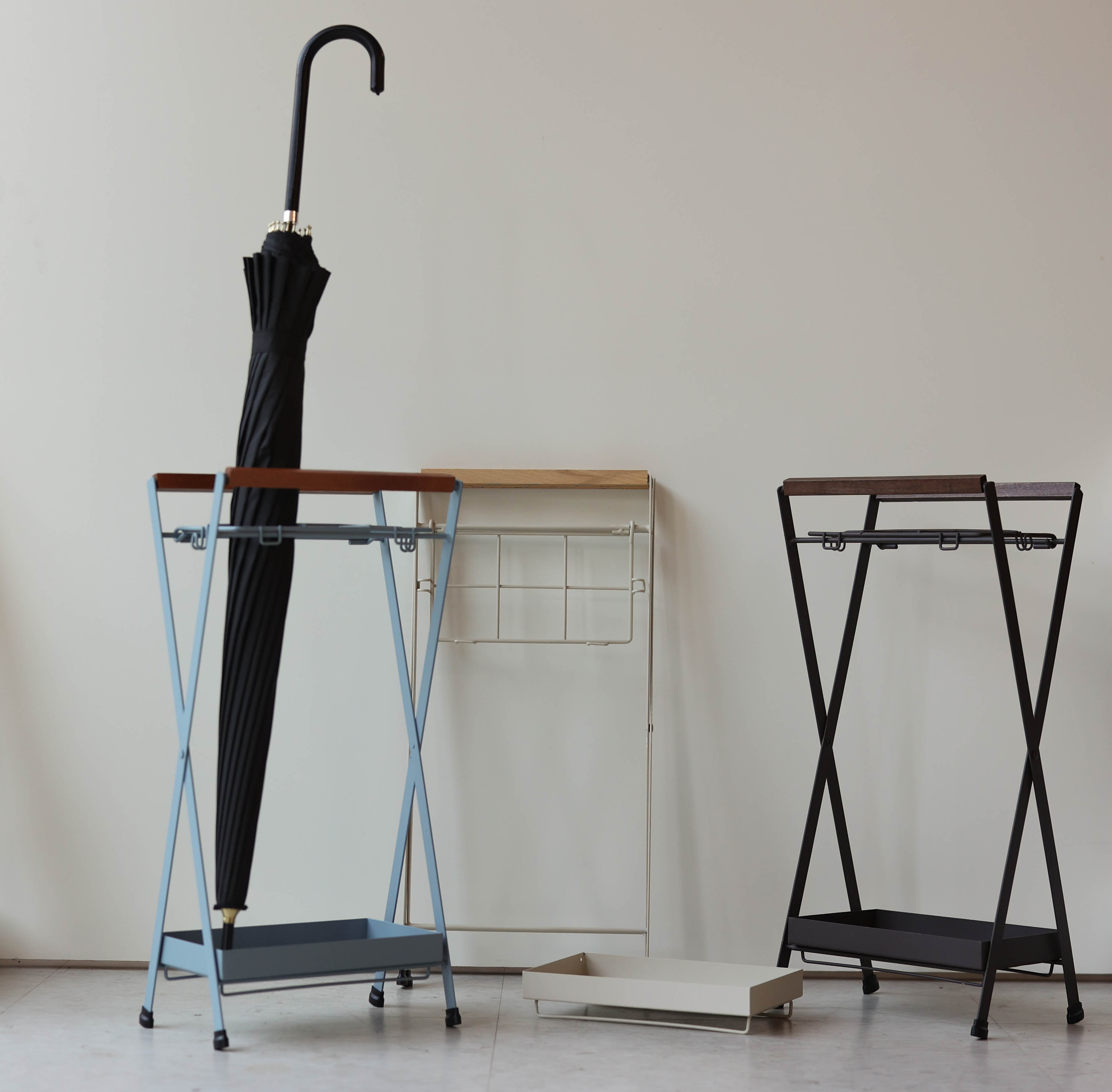 라고 모던 빈티지 철제 접이식 인테리어 카페 우산꽂이