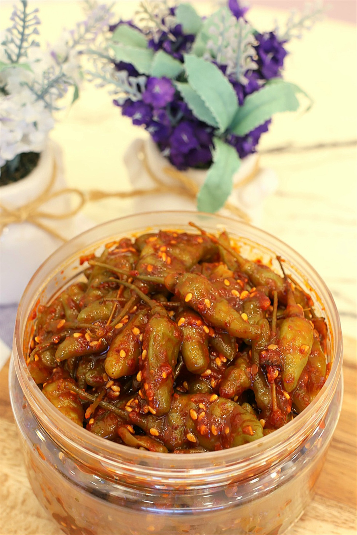 규린이네 양념 산고추무침 반찬 삭힌 고추무침 장아찌 고추지 밥반찬 400g - 상세 이미지 2