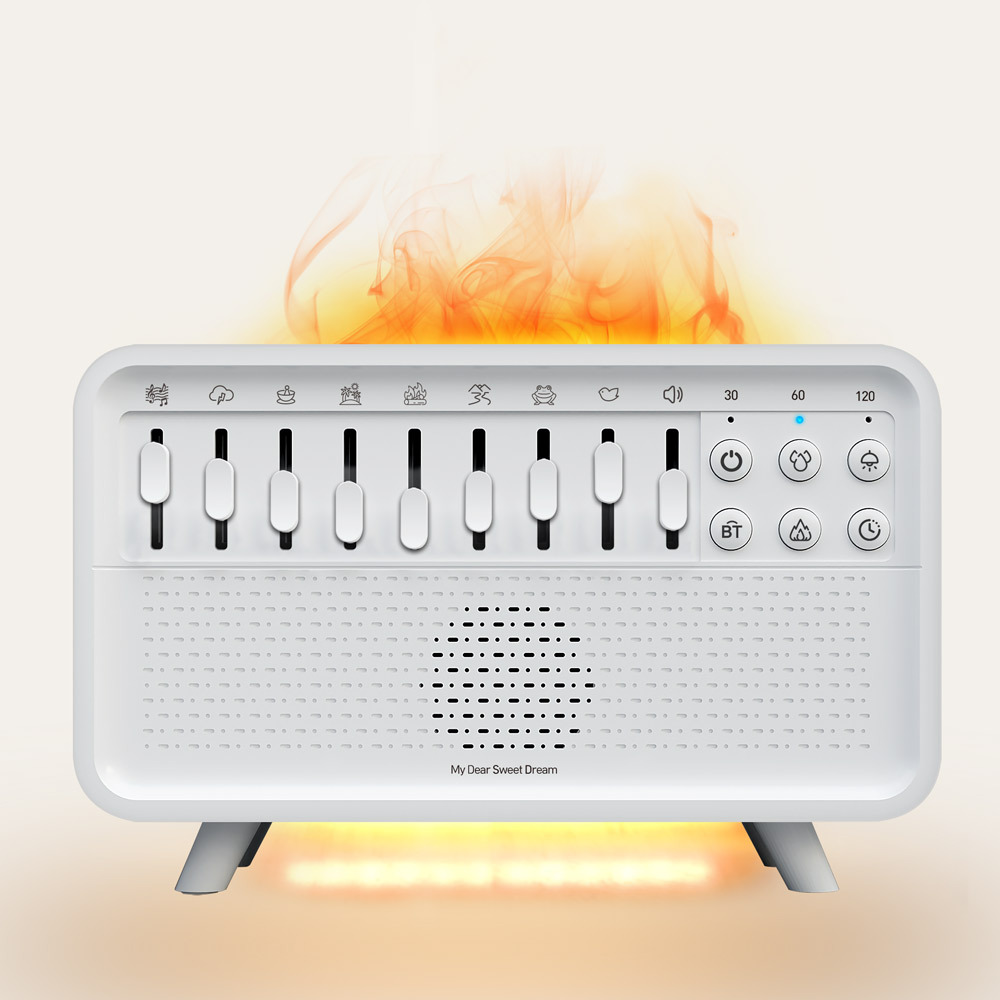 무드등 꿀잠 DIY 블루투스 스피커 믹싱 감성 백색소음 불멍가습기 SWsleep - 상세 이미지 2