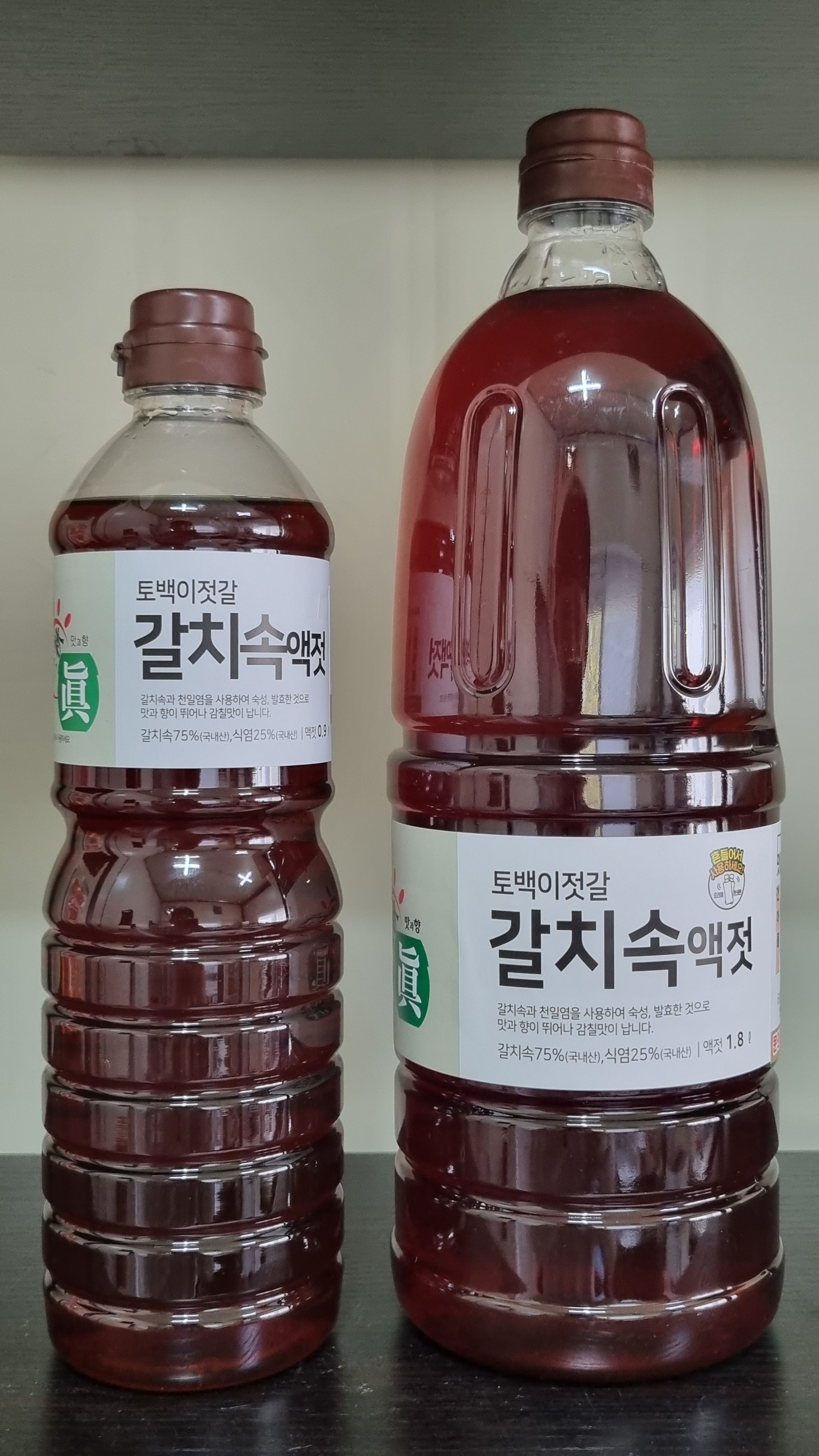 부안 곰소 토백이 갈치속액젓 0.9L 원액100% - 메인 이미지