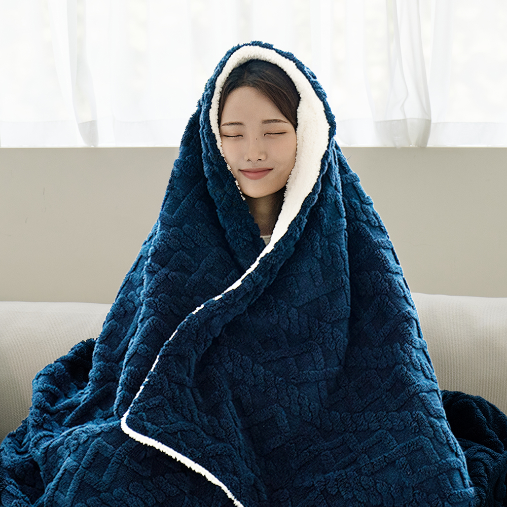 오아 포그밍L 전기 온열 담요 사무실 캠핑 차박용 휴대용 여행용 극세사 무릎 이불 물세탁