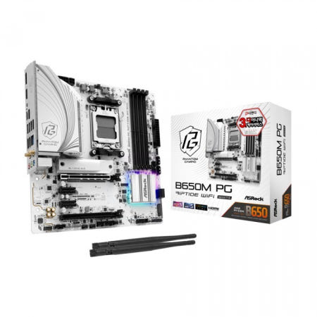 ASRock B650M PG Riptide WiFi White 디앤디컴 AMD 메인보드