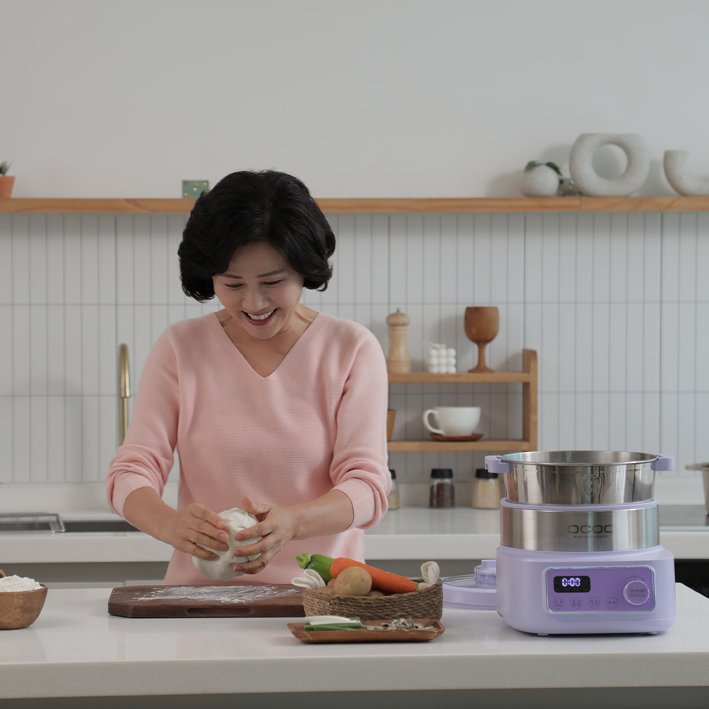 [반죽이 힘들어] 오쿠 발효 반죽 마스터 5L 가정용 밀가루 수제비 반죽기 DM5000