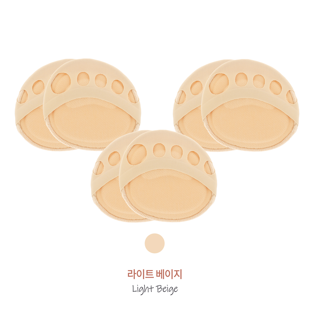 심리스 앞꿈치 면쿠션패드/하이힐 구두 신발 발 발바닥 지간신경종 중족골 종자골염통증보호대 이미지 8