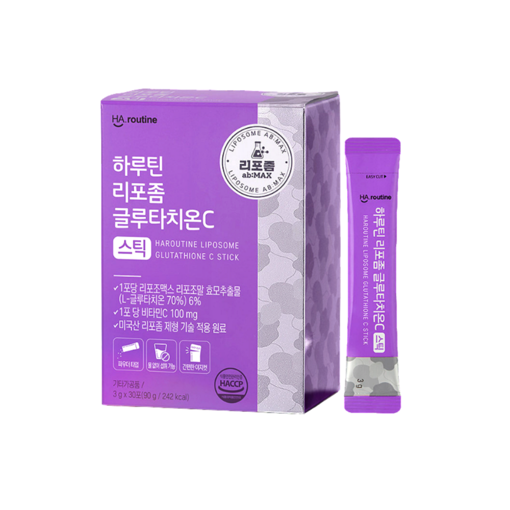 하루틴 리포좀 글루타치온 C 스틱 클루타치온 30포X1개 - 상세 이미지 5