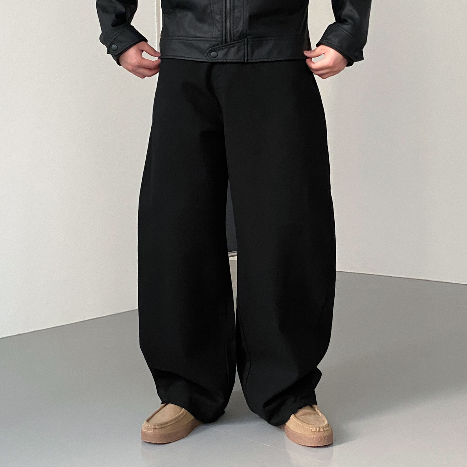 벌룬팬츠 남자통바지 항아리바지 통넓은바지 - 상세 이미지 2