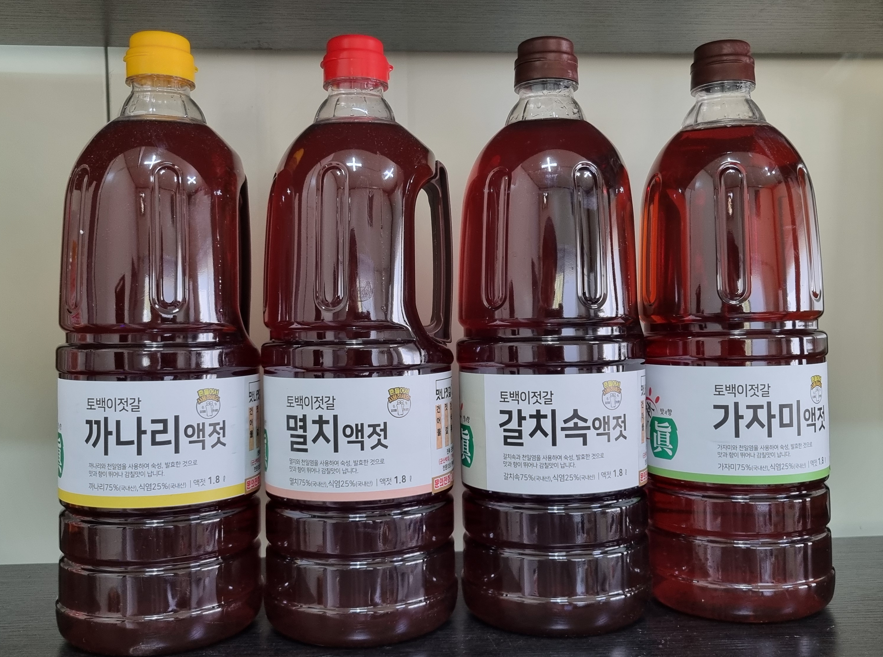 가자미액젓 부안 곰소 토백이액젓 1.8L(2kg) 원액100% - 메인 이미지