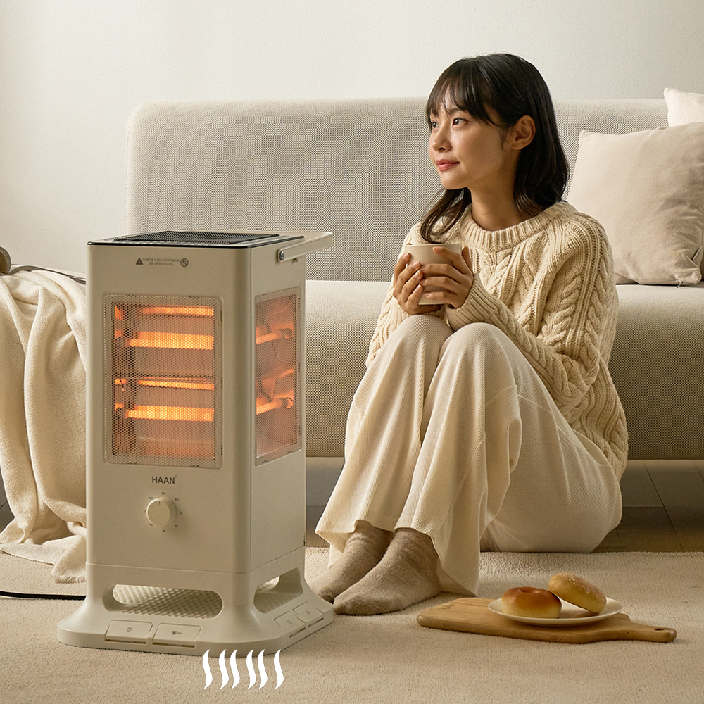 한경희 석영관 조명 전기히터 오방난로 사무실 가정용 온열기 난방기