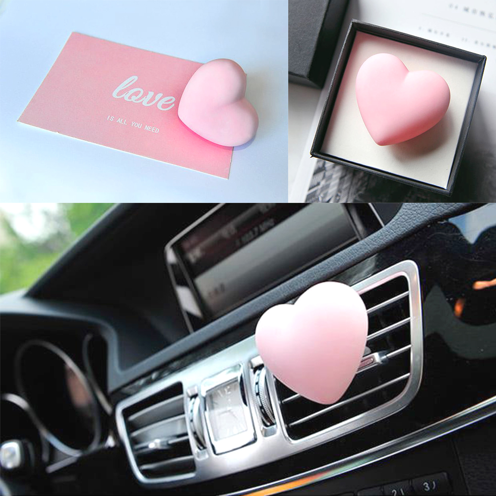 하트 석고 방향제 예쁜 실내 송풍구 거치형 담배냄새 탈취제