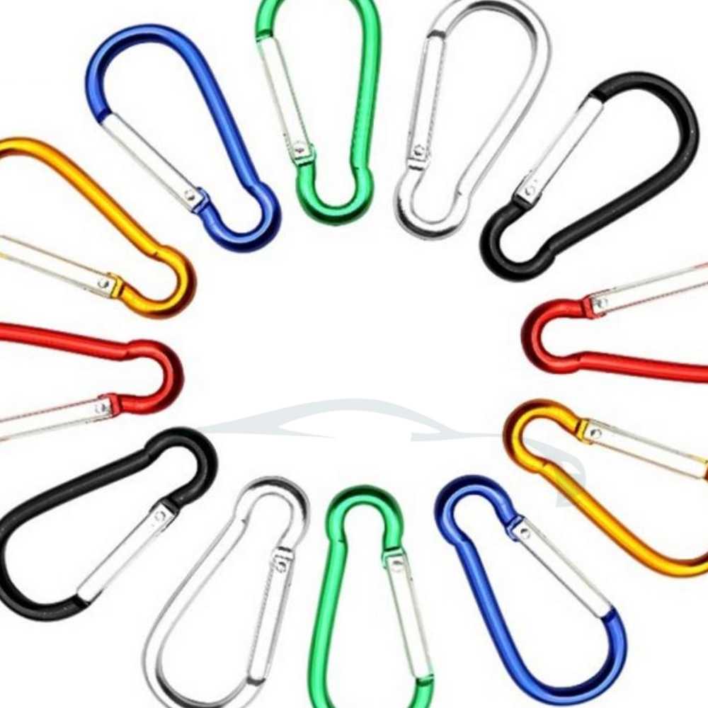 카라비너 고강도 암벽등반 비너 캠핑용 알루미늄 고리 스테인비너 텐트고리 : OUHS