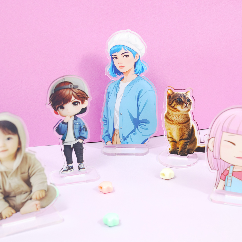 아크릴 등신대 스탠드 굿즈 인쇄 제작 주문 100mm 이하 소량 30개 미만 이미지 4