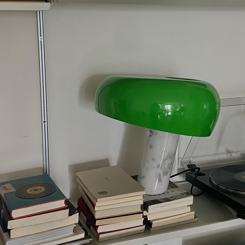 스누피 테이블 램프 버섯 책상 조명 Snoopy Table Lamp 블랙 S
