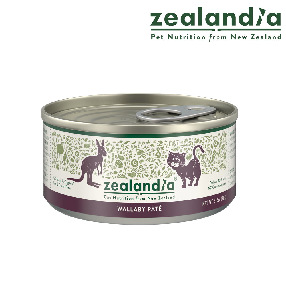 질란디아 고양이 습식 주식 캔 파테 뉴질랜드 캥거루, 90g, 1개 - 메인 이미지