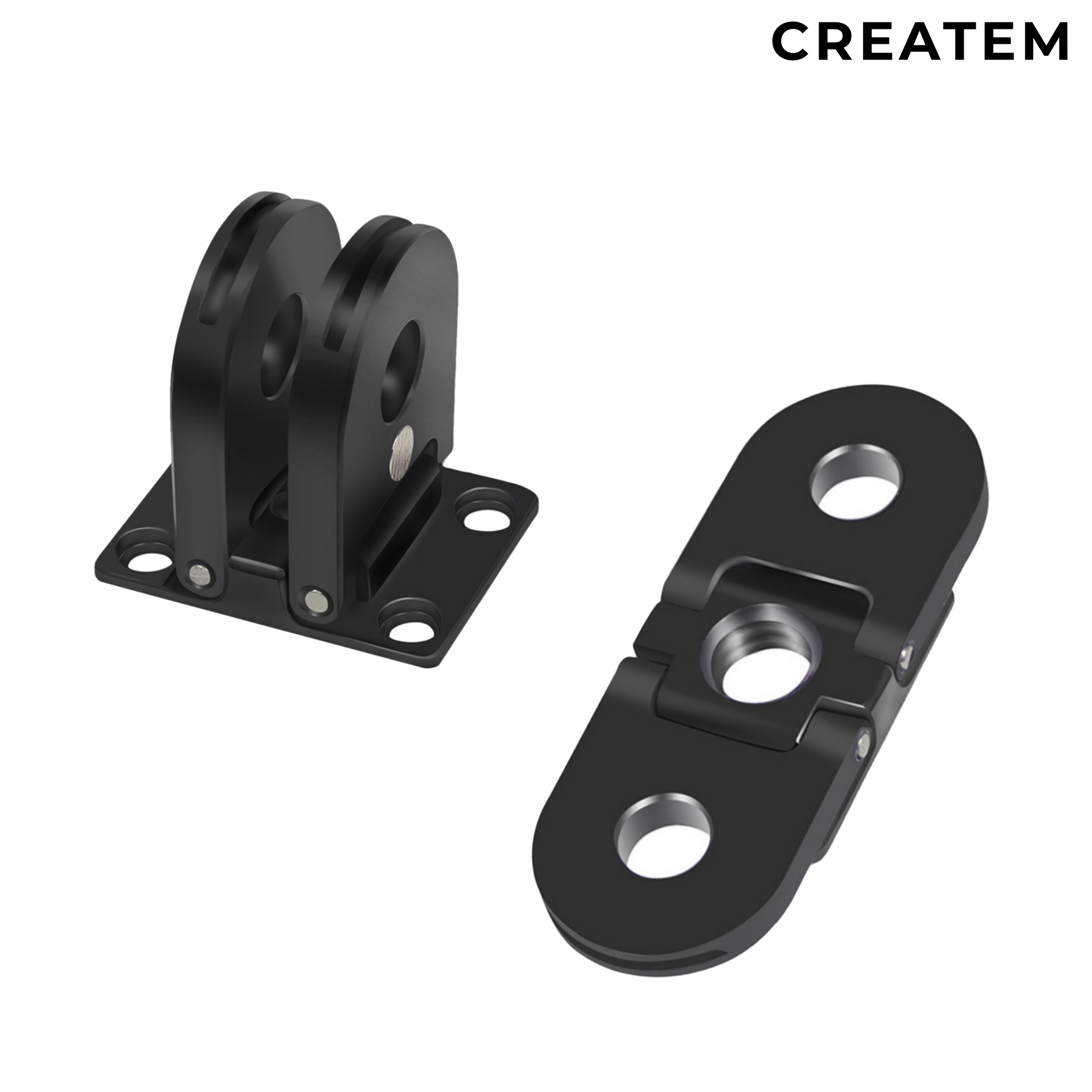 교채용 접이식 고프로 핑거 어댑터 (1/4 나사홀 장착)