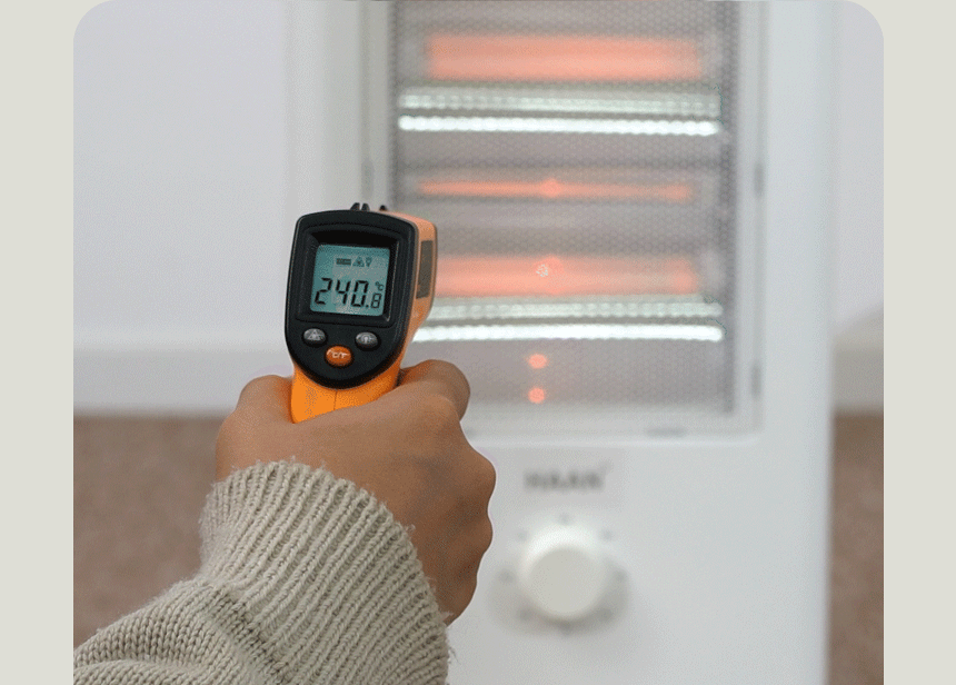 한경희 석영관 조명 전기히터 오방난로 사무실 가정용 온열기 난방기