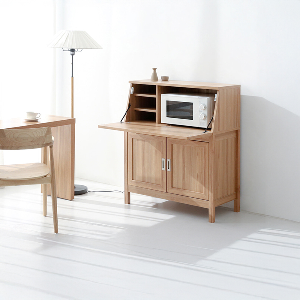 숄리드 콘솔수납장 CHM10789F 890x360x1070mm, 2단, 캄포어베니어 9826.0288 - 상세 이미지 5