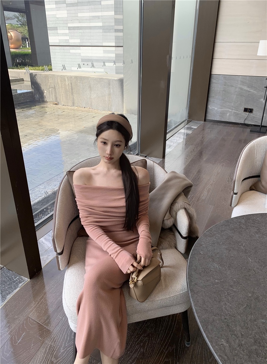 섹시한 원숄더 니트 오프숄더 수입의류 핏보장 - 상세 이미지 3