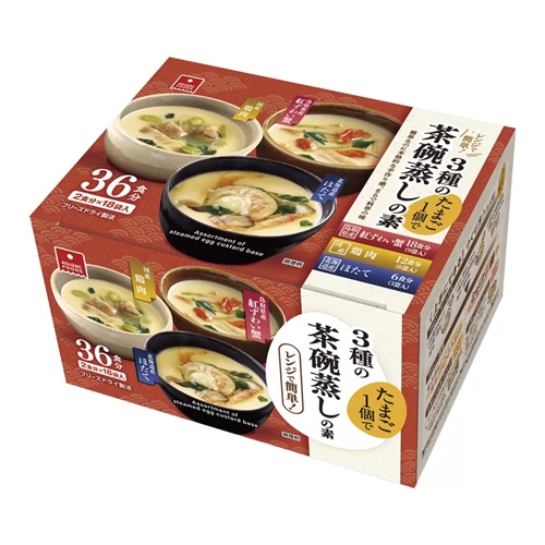 아스작크 차완무시 일본식 계란찜 재료 3종 18개입 / 일본 코스트코 - 상품 이미지