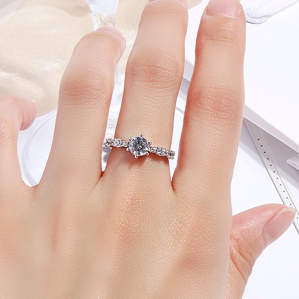 1캐럿 다이아 반지 GIA 랩 그로운 라일리 프러포즈 예물 결혼 기념일 출산 선물 - 상세 이미지 4