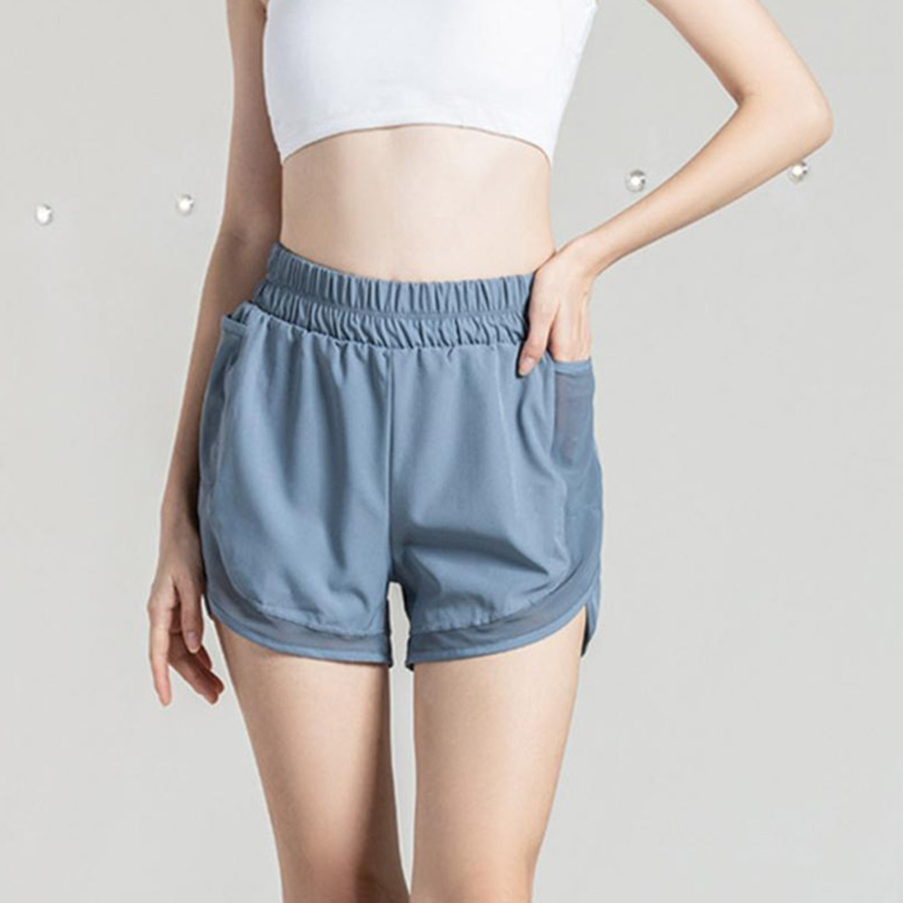 PT복장 여자 마라톤 조깅 러닝 런닝 복장 바지 투인원쇼츠 - 상세 이미지 3