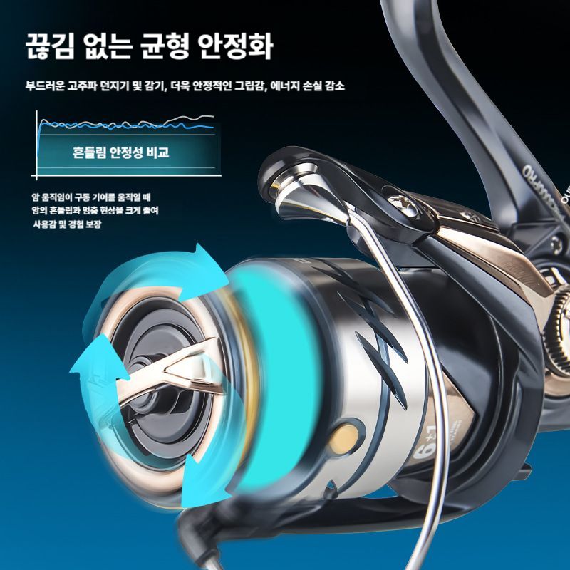 초경량 스피닝릴 2000번 air pro2000 168g 에어2000프로 - 상세 이미지 5